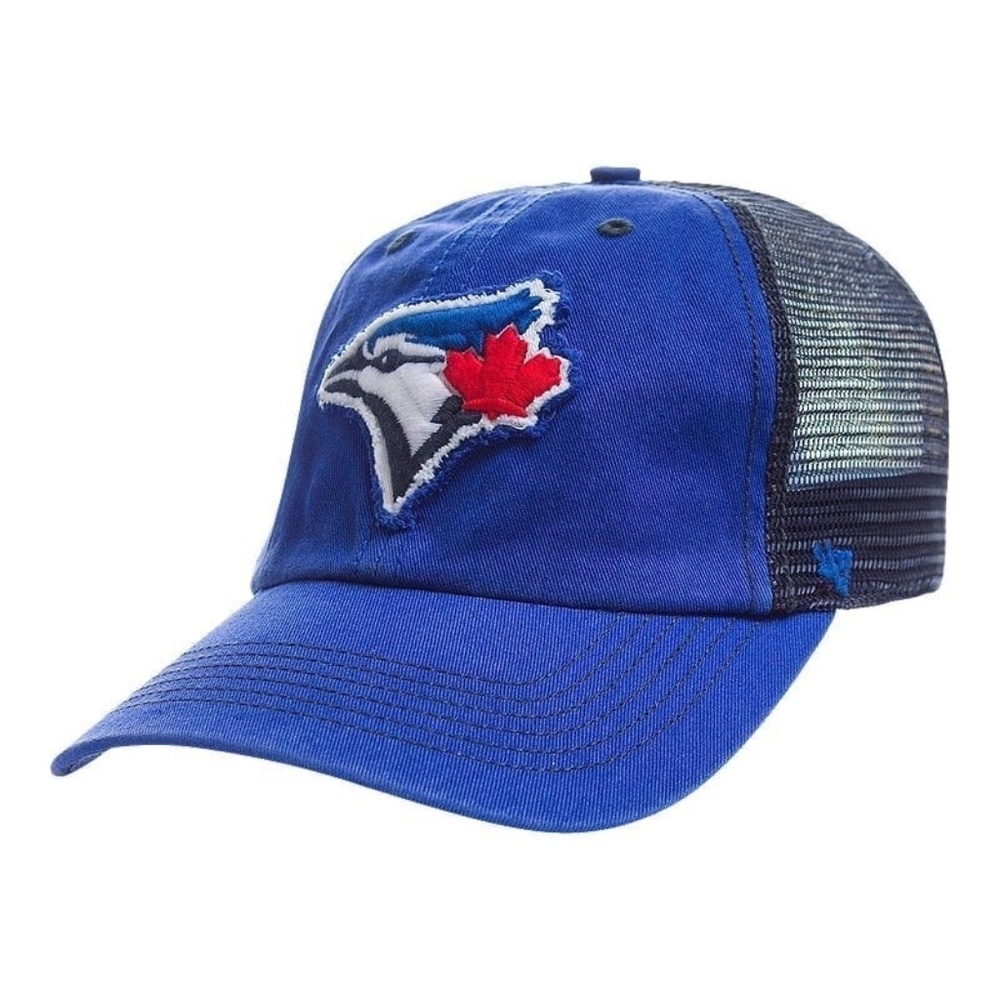 BRAND NEW men mlb toronto blue jays ‘47 closer stretch fit cap hat size S / M
